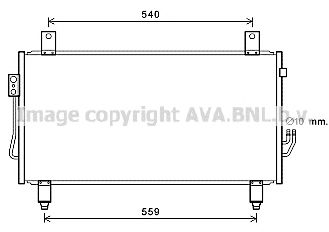 AVA QUALITY COOLING mt5252d -  Конденсатор, кондиционер
